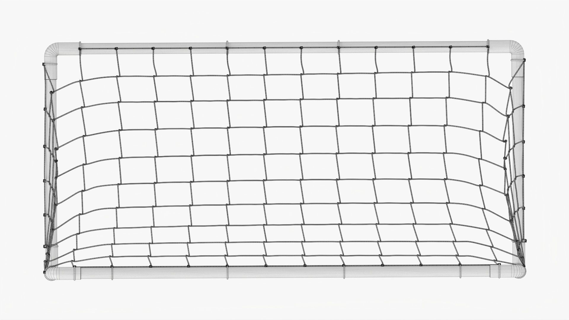 Small soccer goal 3D model_11