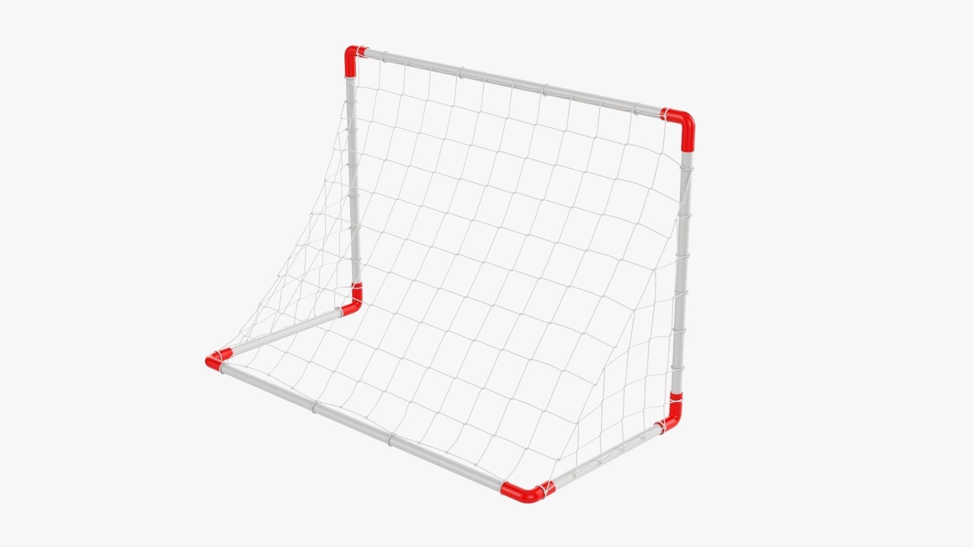 Small soccer goal 3D model_1