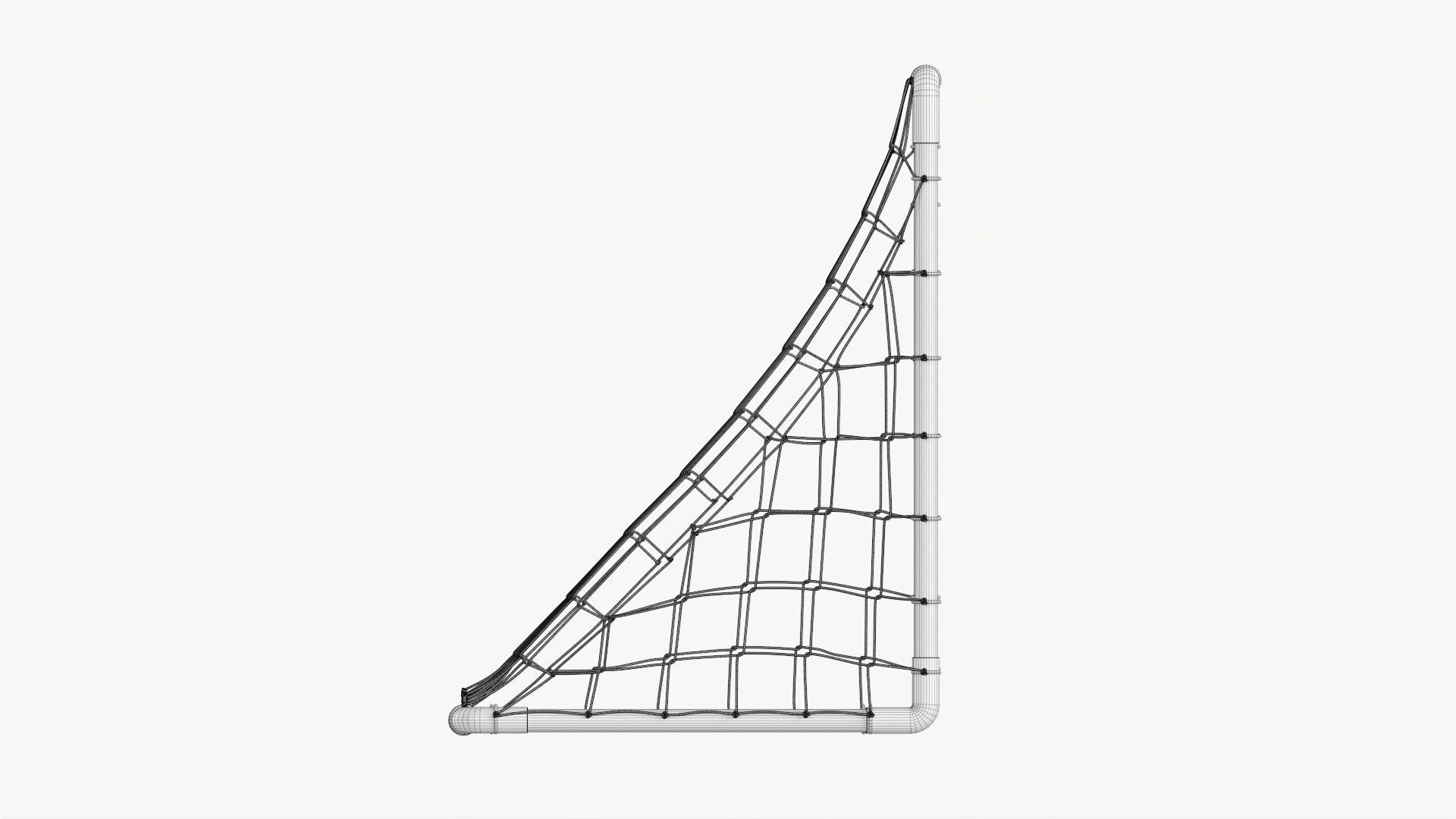 Small soccer goal 3D model_10