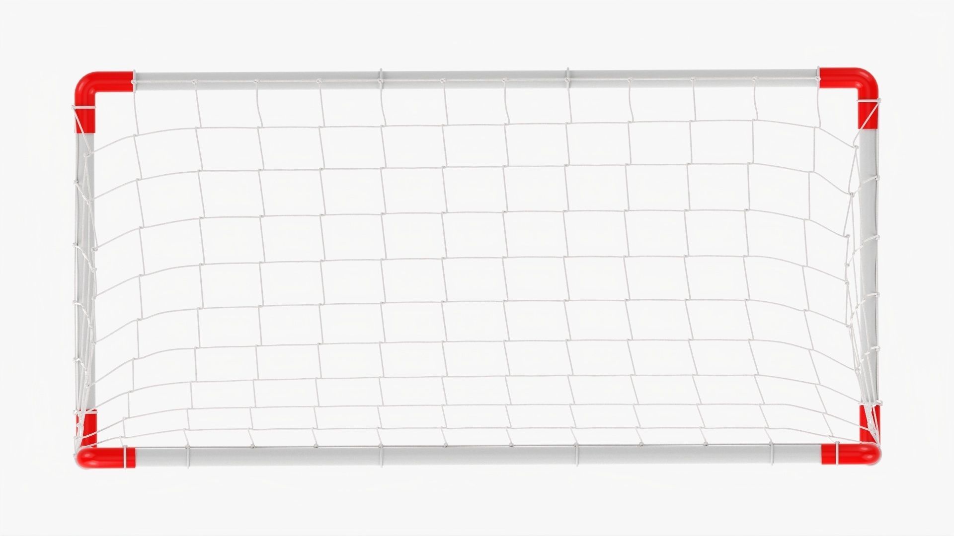 Small soccer goal 3D model_5