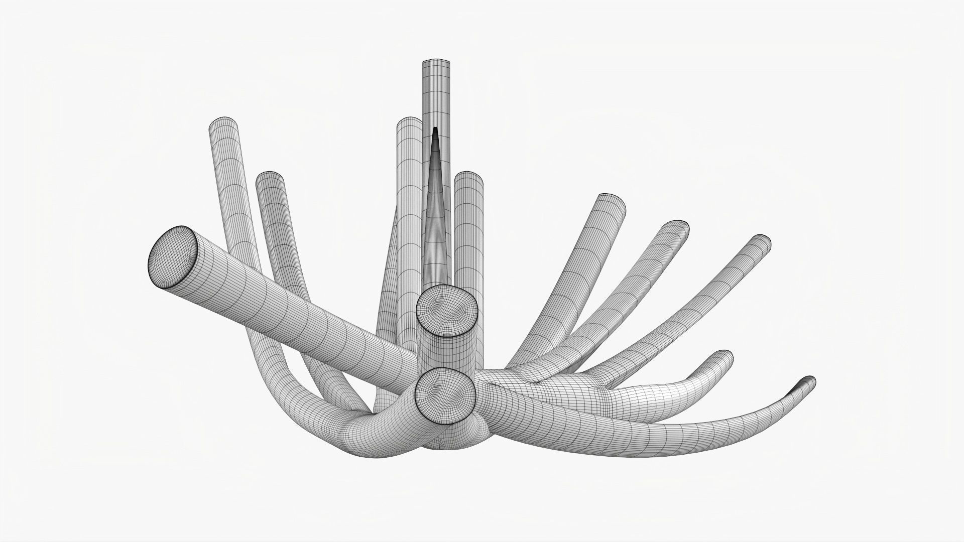 Spring onions 01 3D model_10