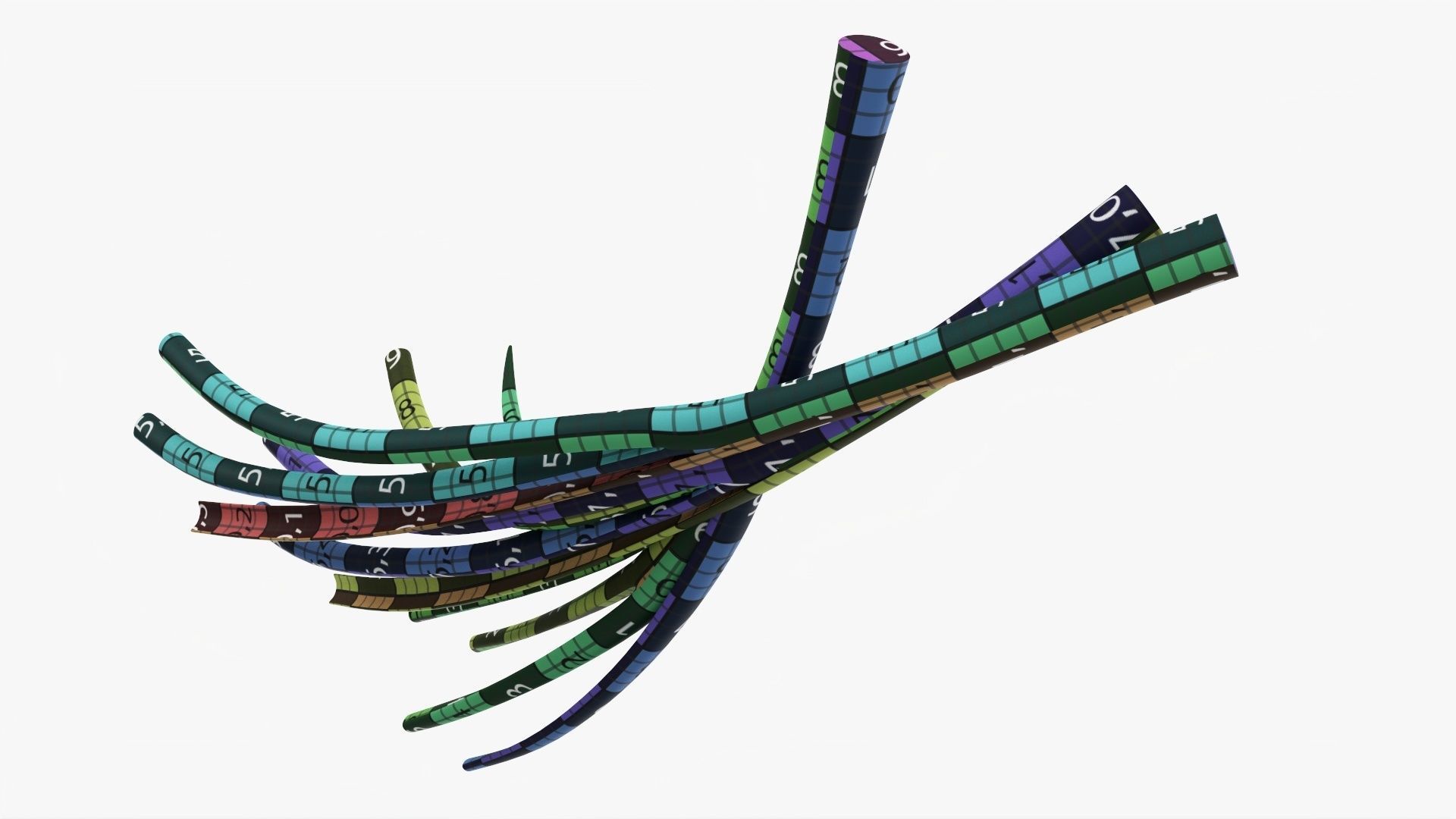 Spring onions 01 3D model_14