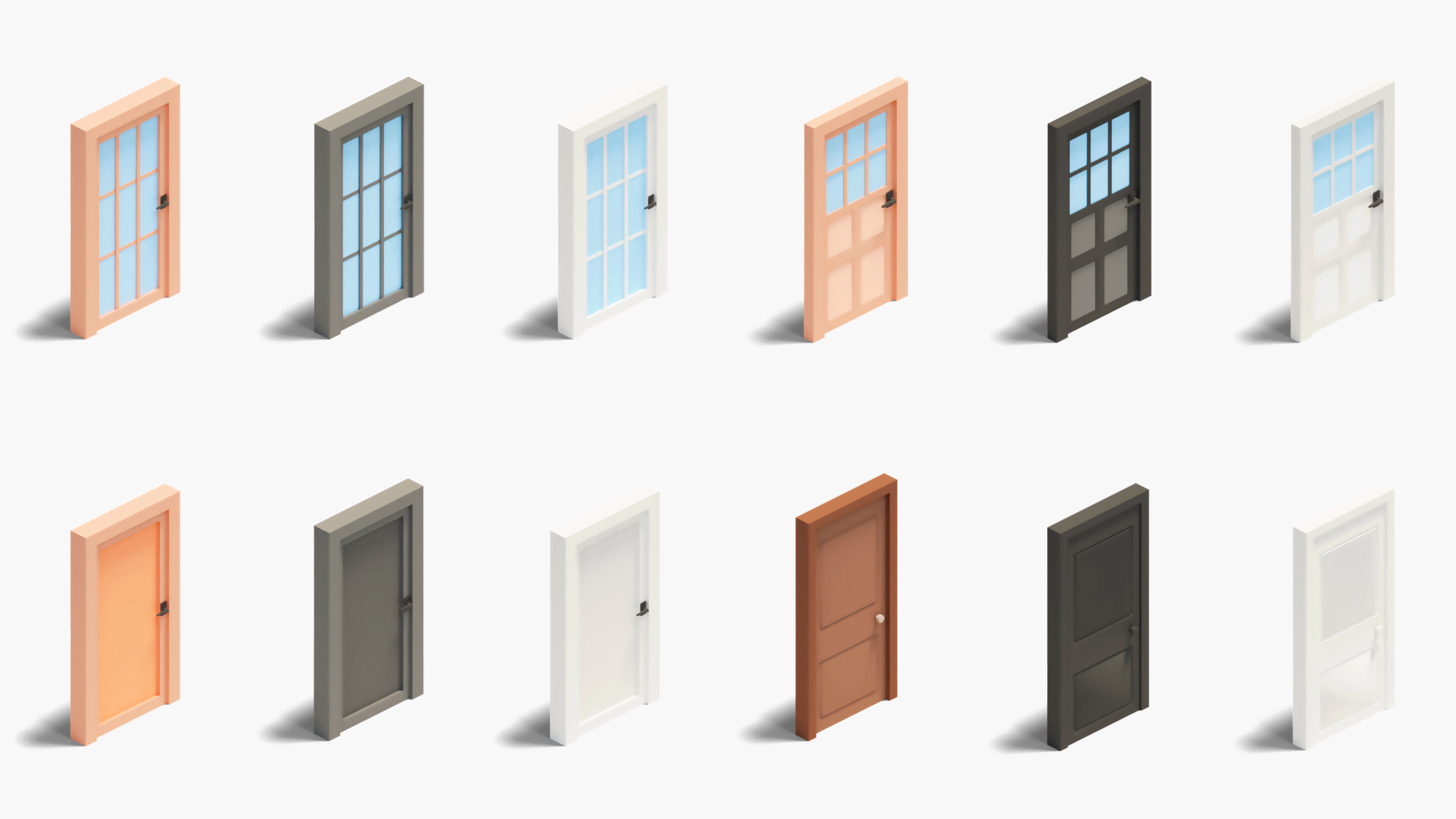 Interior 3 Low-poly 3D model_48