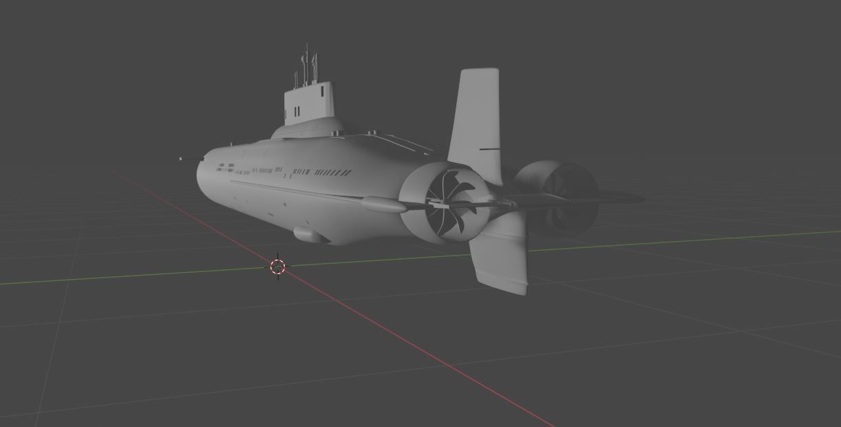 Class Typhoon USSR Submarine - Akoula Project - 3D printing 3D model_2