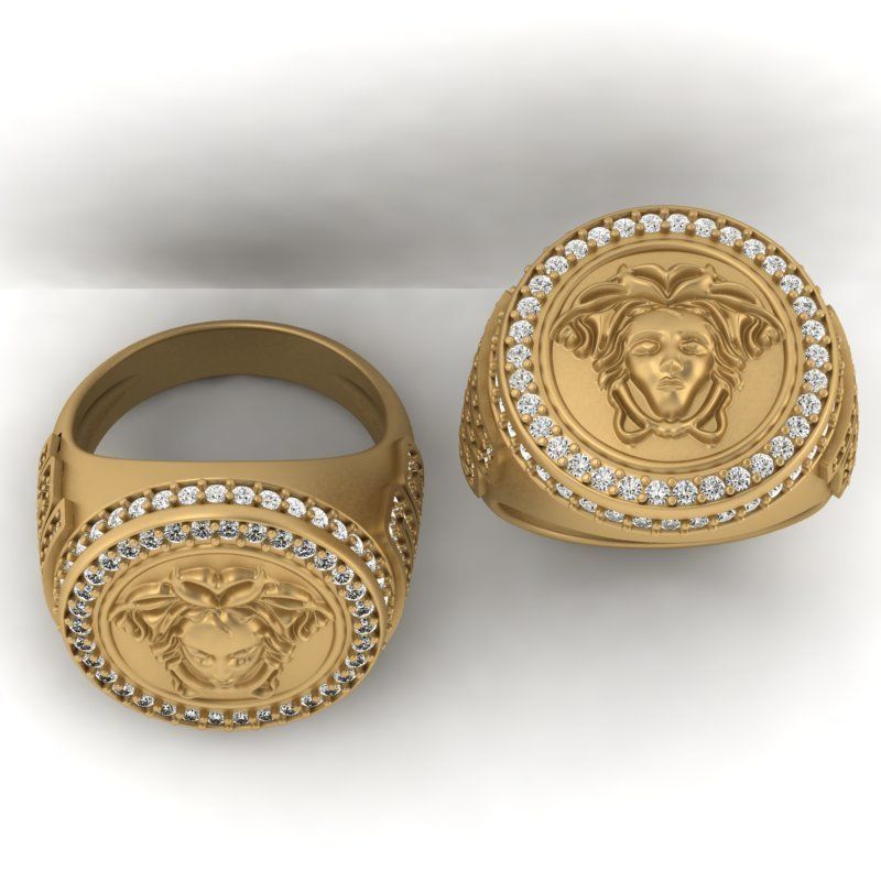 3d-model medusa ring 3D print model_11