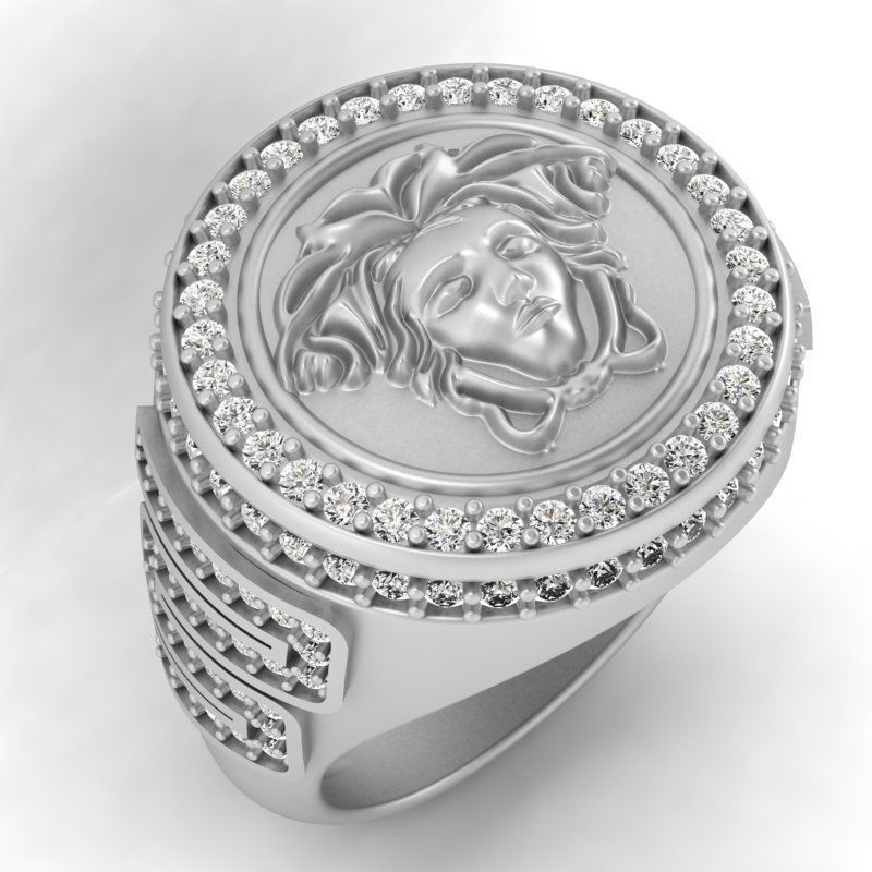 3d-model medusa ring 3D print model_6
