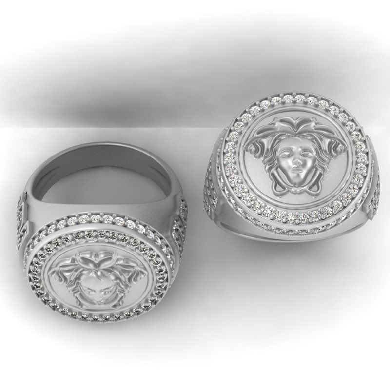 3d-model medusa ring 3D print model_10