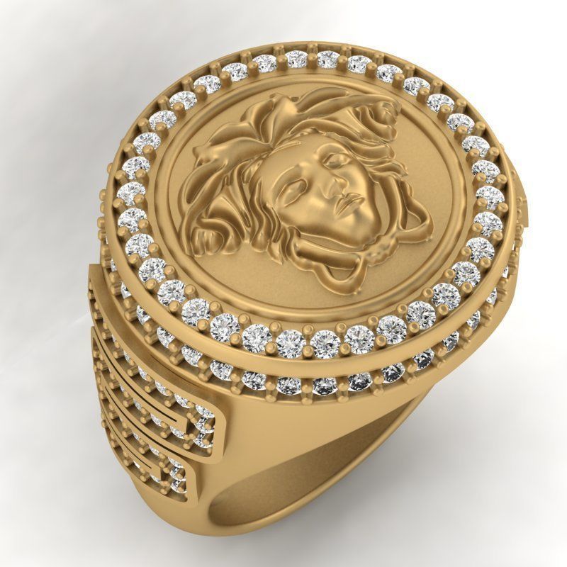 3d-model medusa ring 3D print model_12