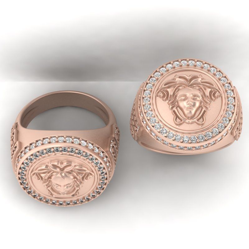 3d-model medusa ring 3D print model_7