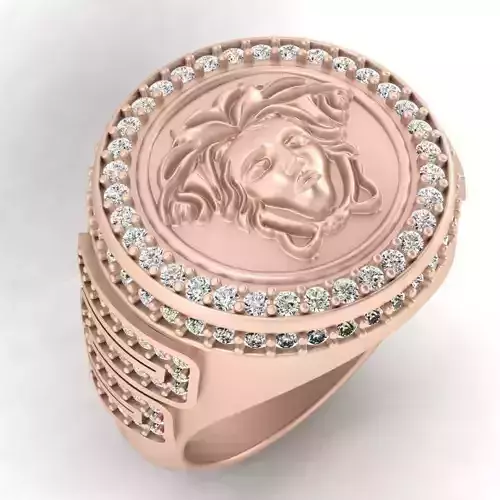 3d-model  medusa ring