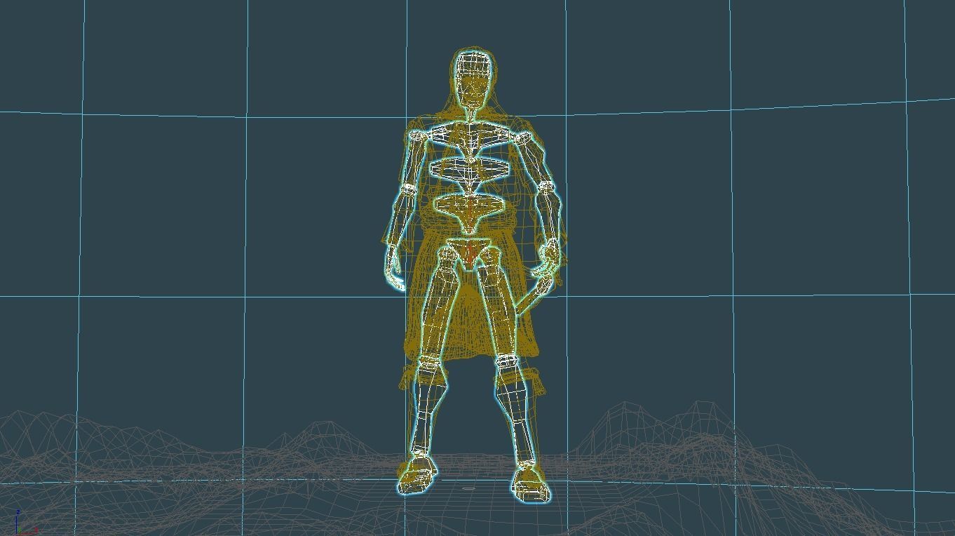 Athanasios Diakos Low-poly 3D model_5