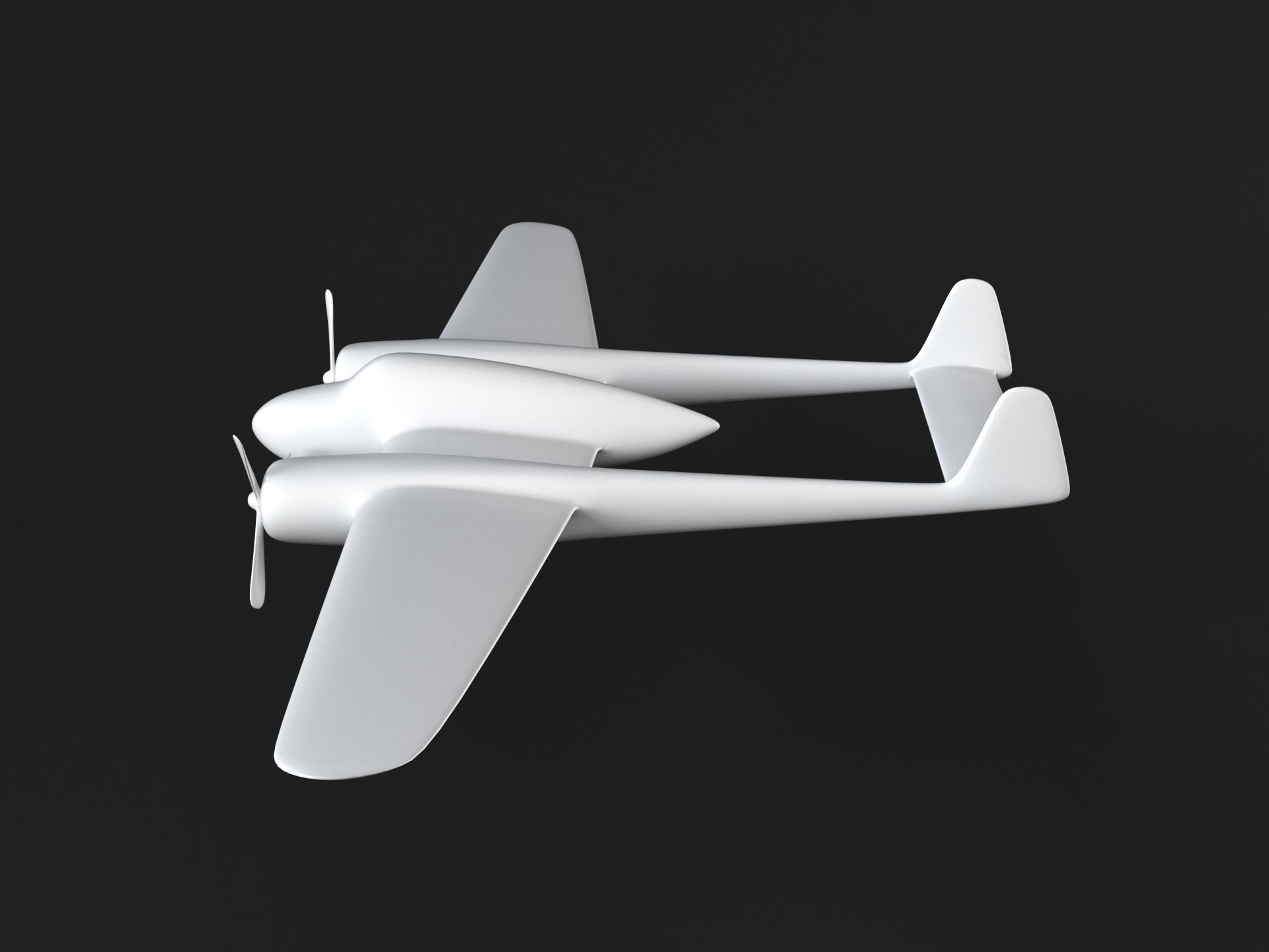 Airplane Fokker Dixieland 3D print model_2