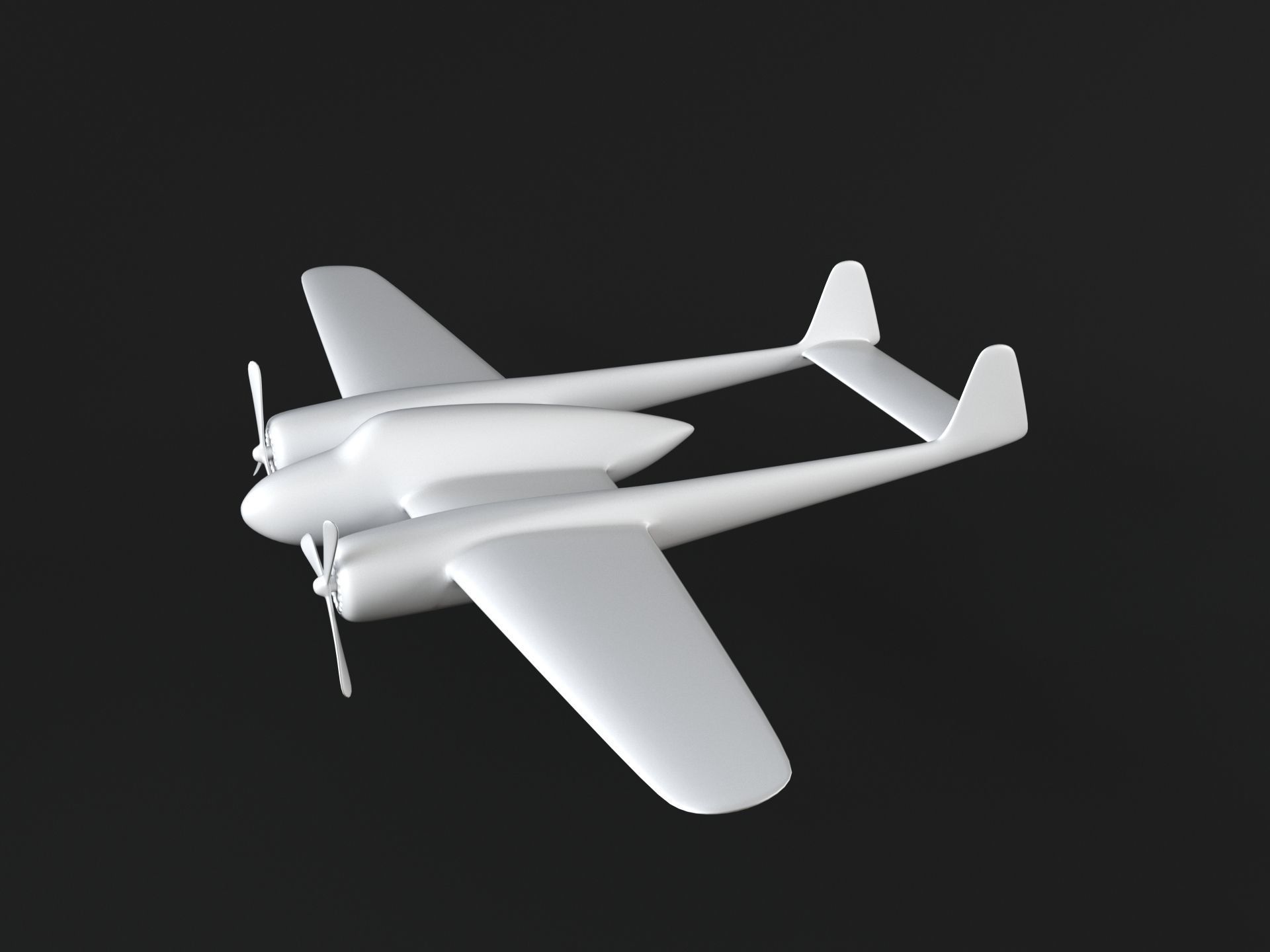 Airplane Fokker Dixieland 3D print model_1