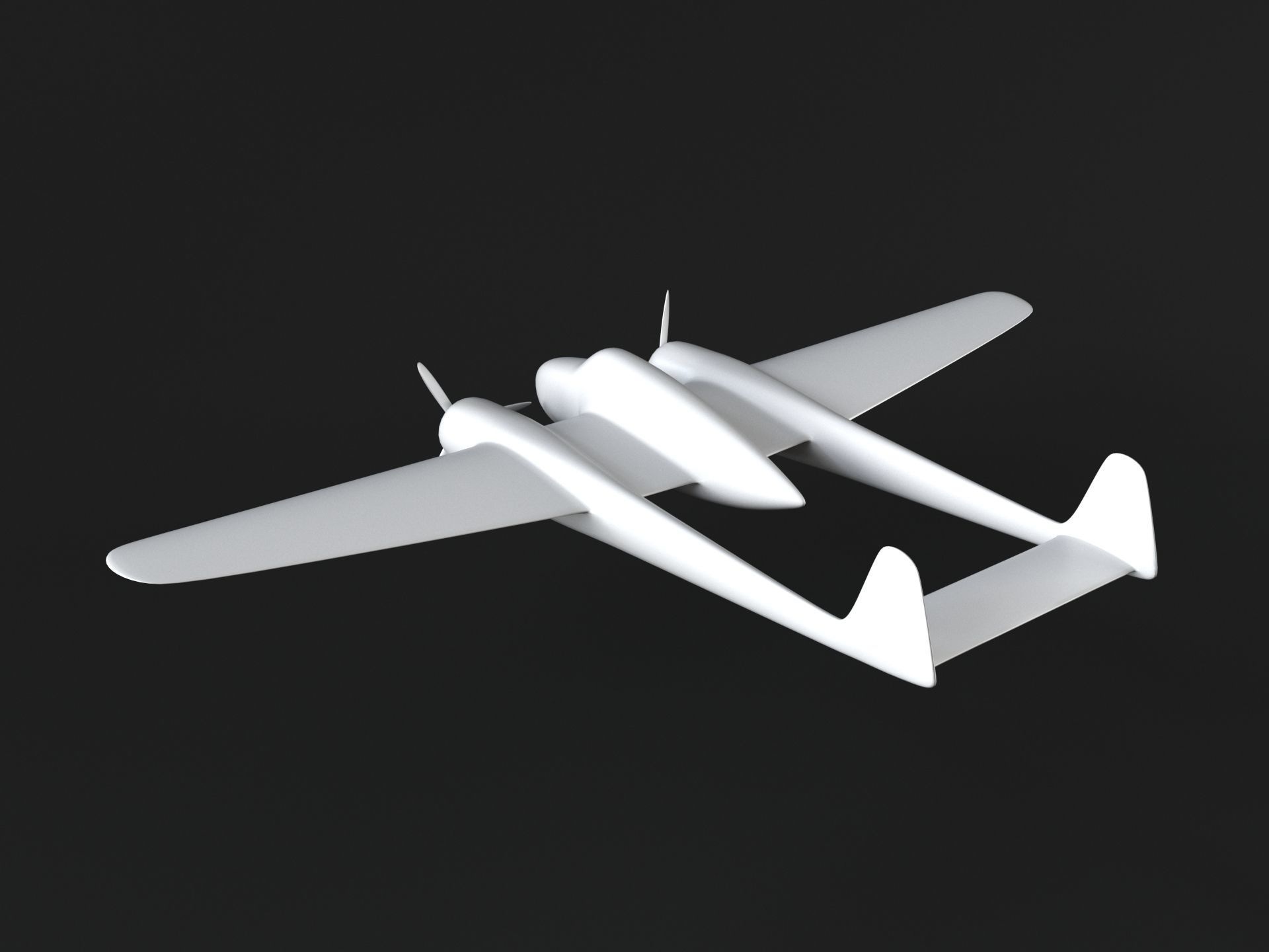 Airplane Fokker Dixieland 3D print model_3
