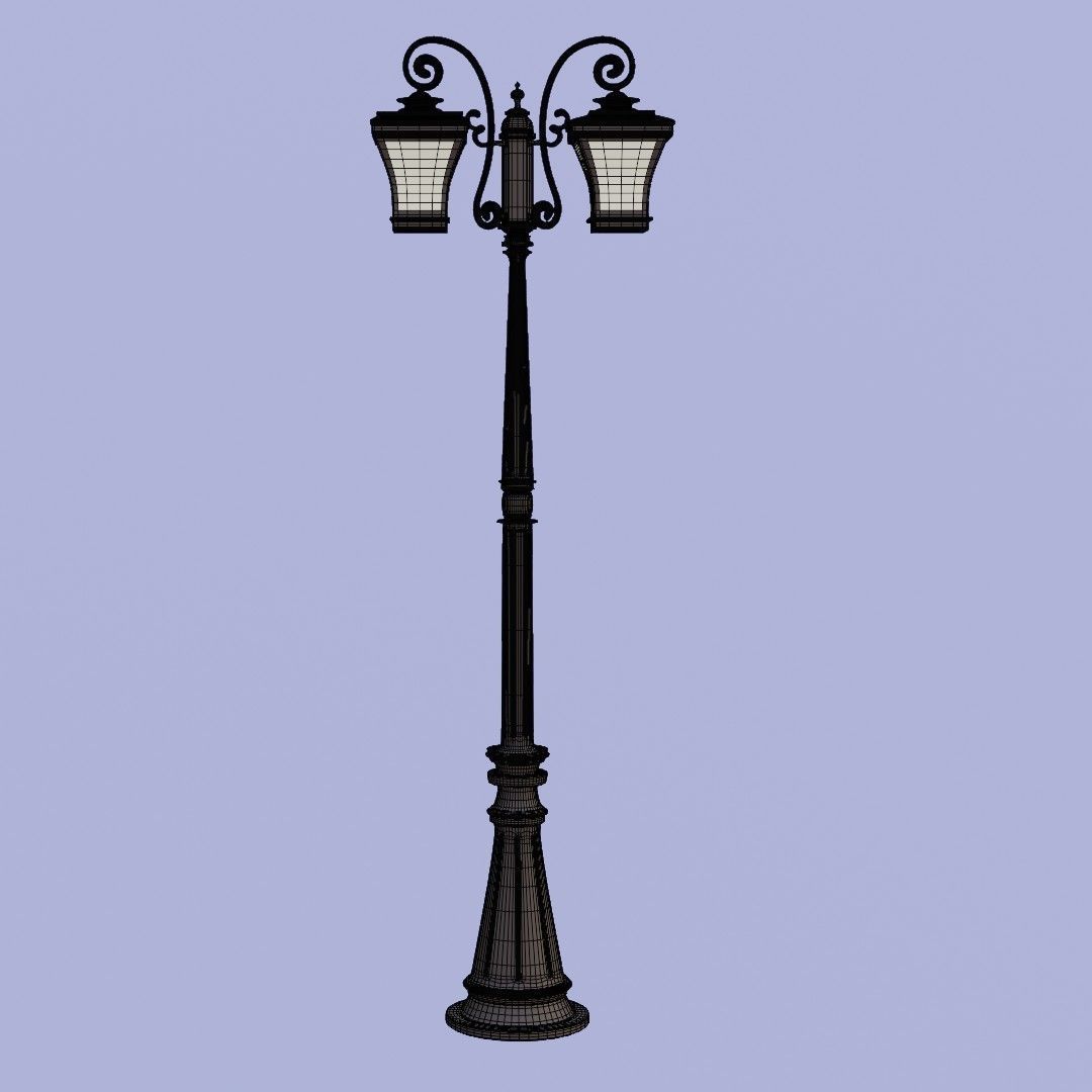 Street Lamp 3D model_12