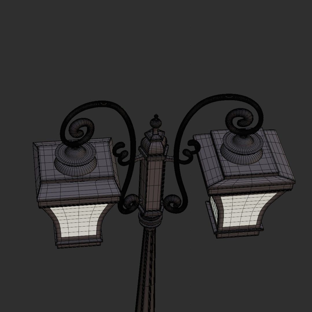 Street Lamp 3D model_11