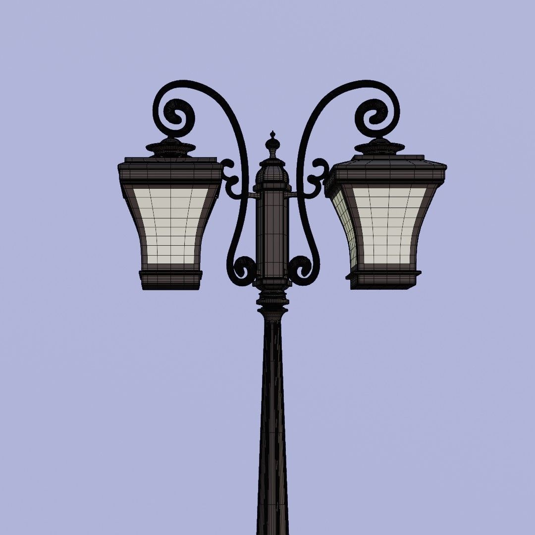 Street Lamp 3D model_10