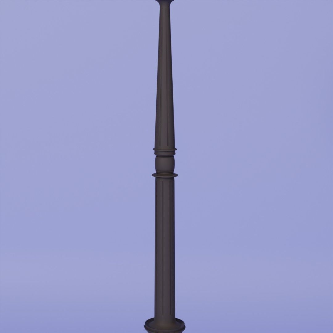Street Lamp 3D model_9