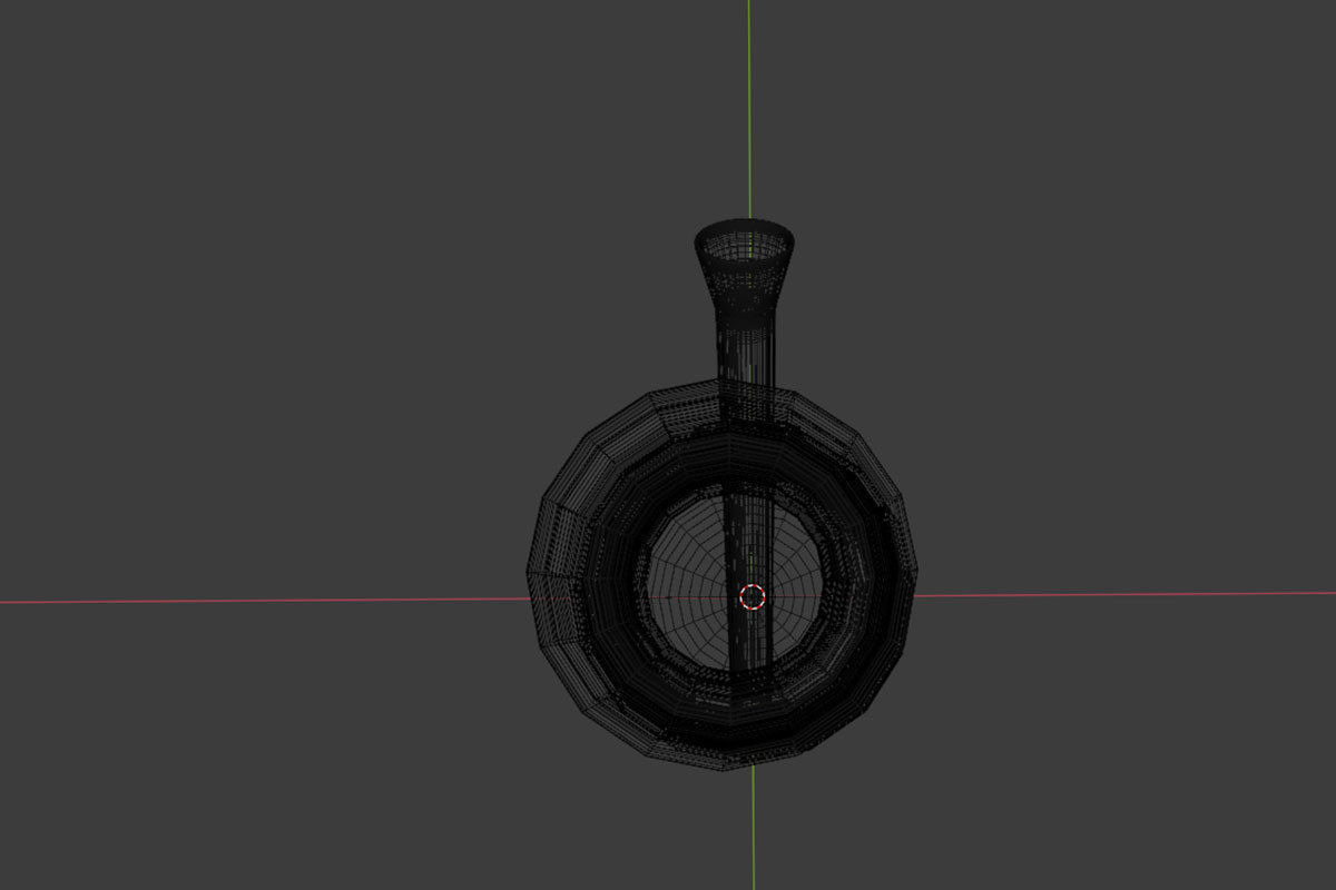 Simple Marihuana Smoking Bong Low-poly 3D model_16
