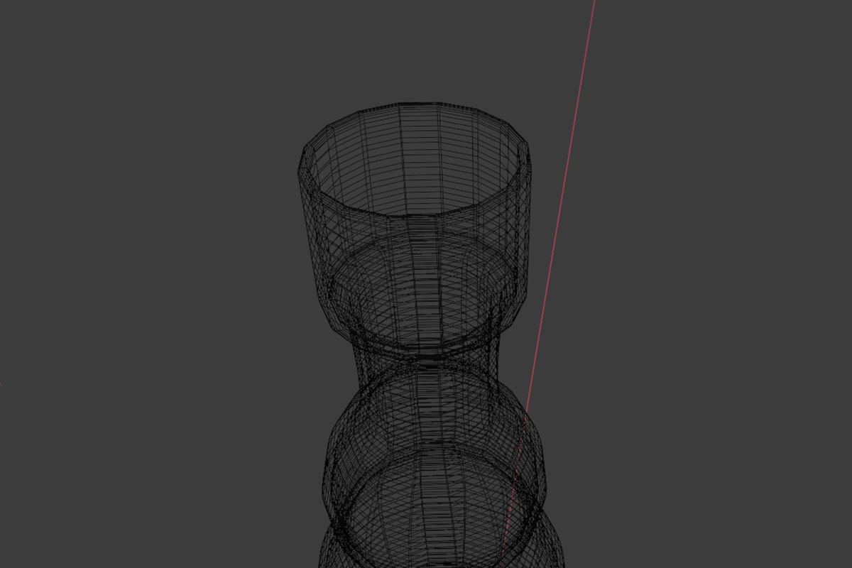 Simple Marihuana Smoking Bong Low-poly 3D model_18