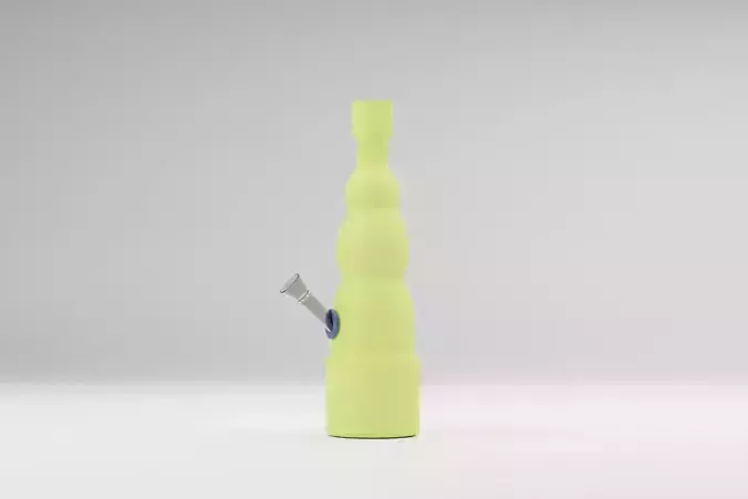 Simple Marihuana Smoking Bong Low-poly 3D model