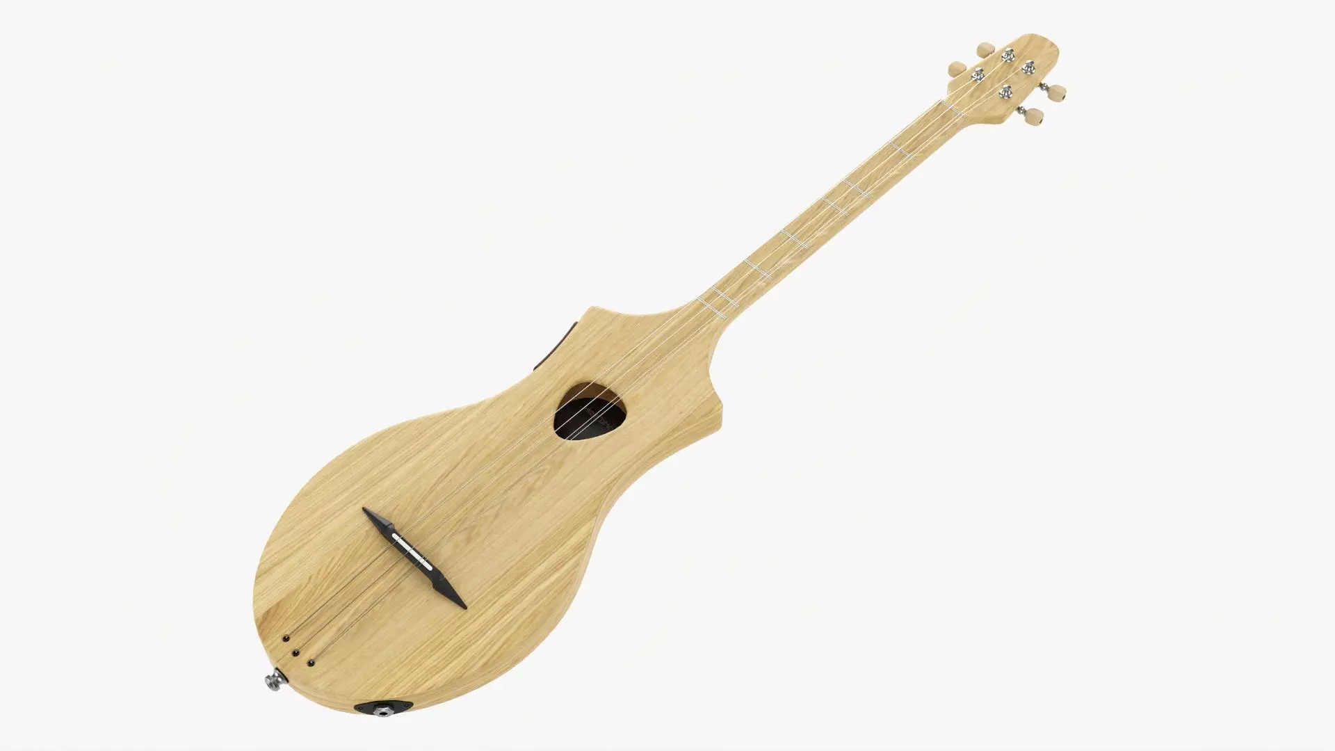 Acoustic instrument 4-string 01 3D model