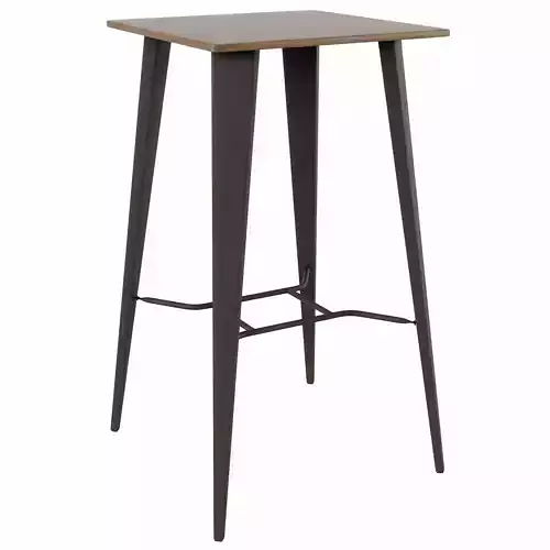 Malira table 60x60 Low-poly 3D model