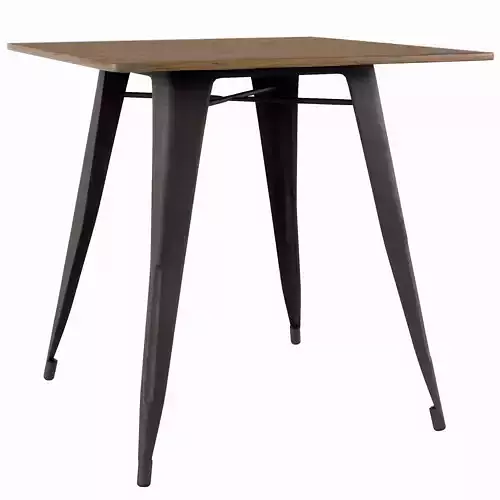 Malira table 80x80 Low-poly 3D model