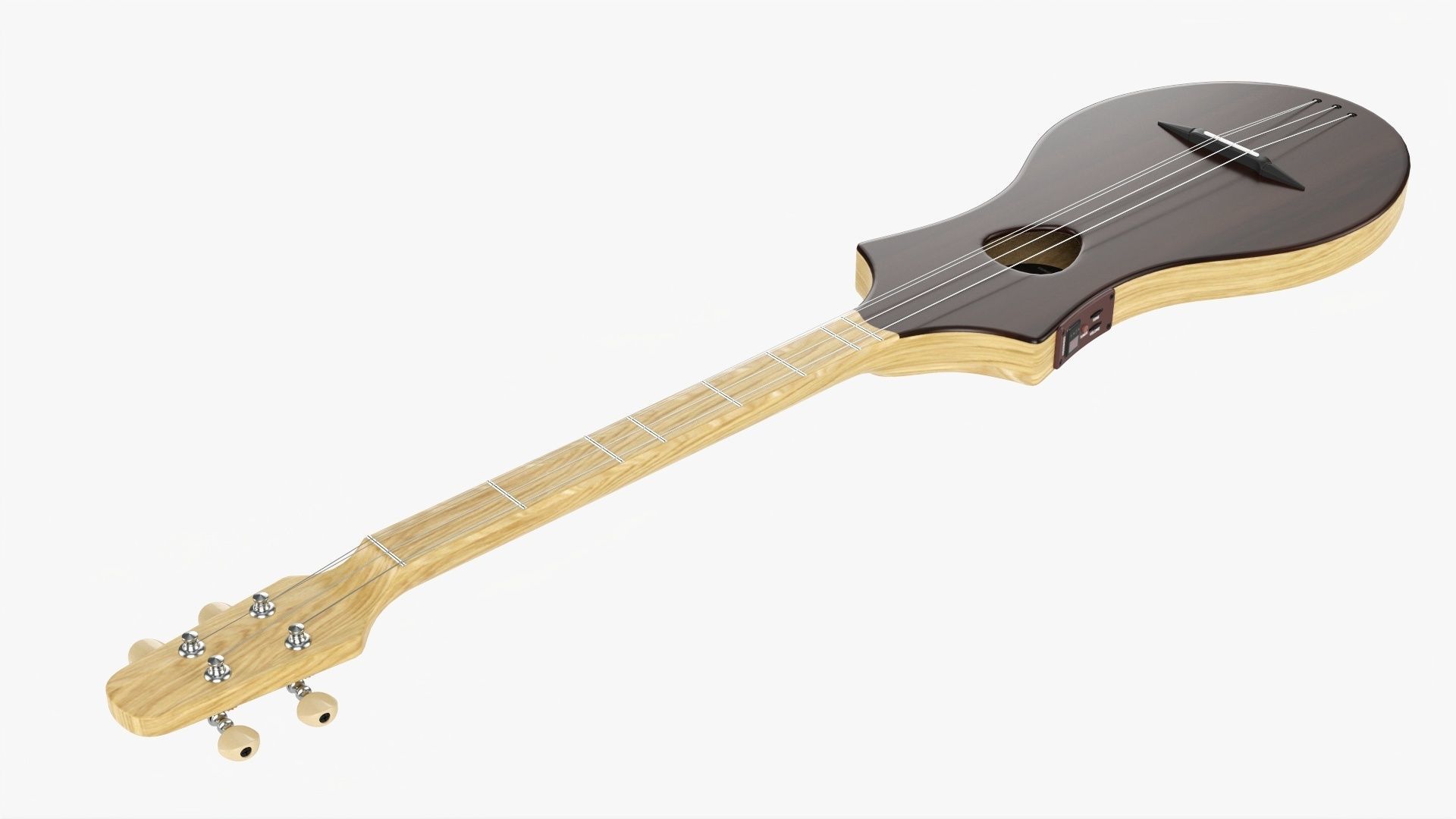 Acoustic instrument 4-string 02 3D model_2