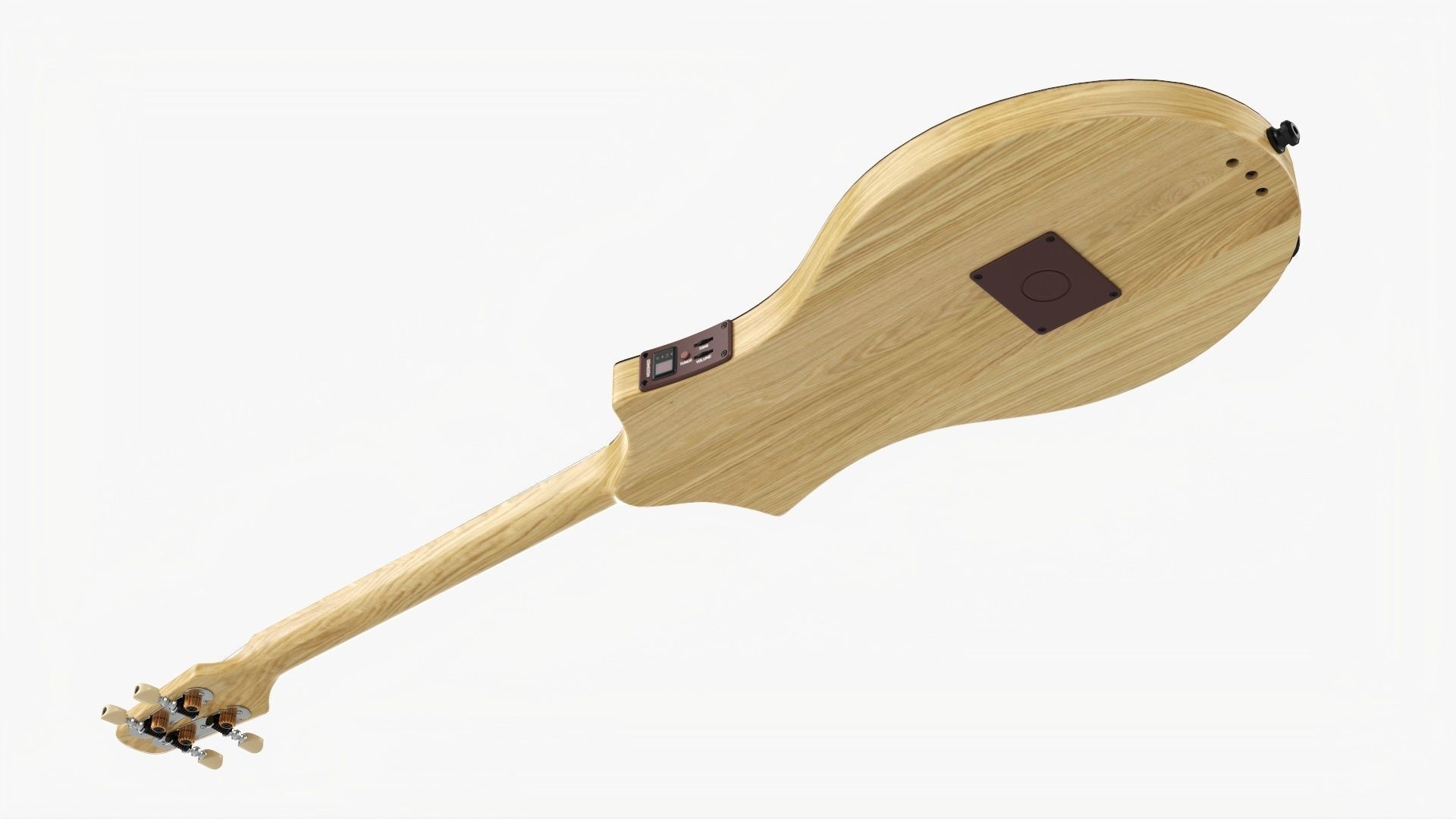 Acoustic instrument 4-string 02 3D model_3