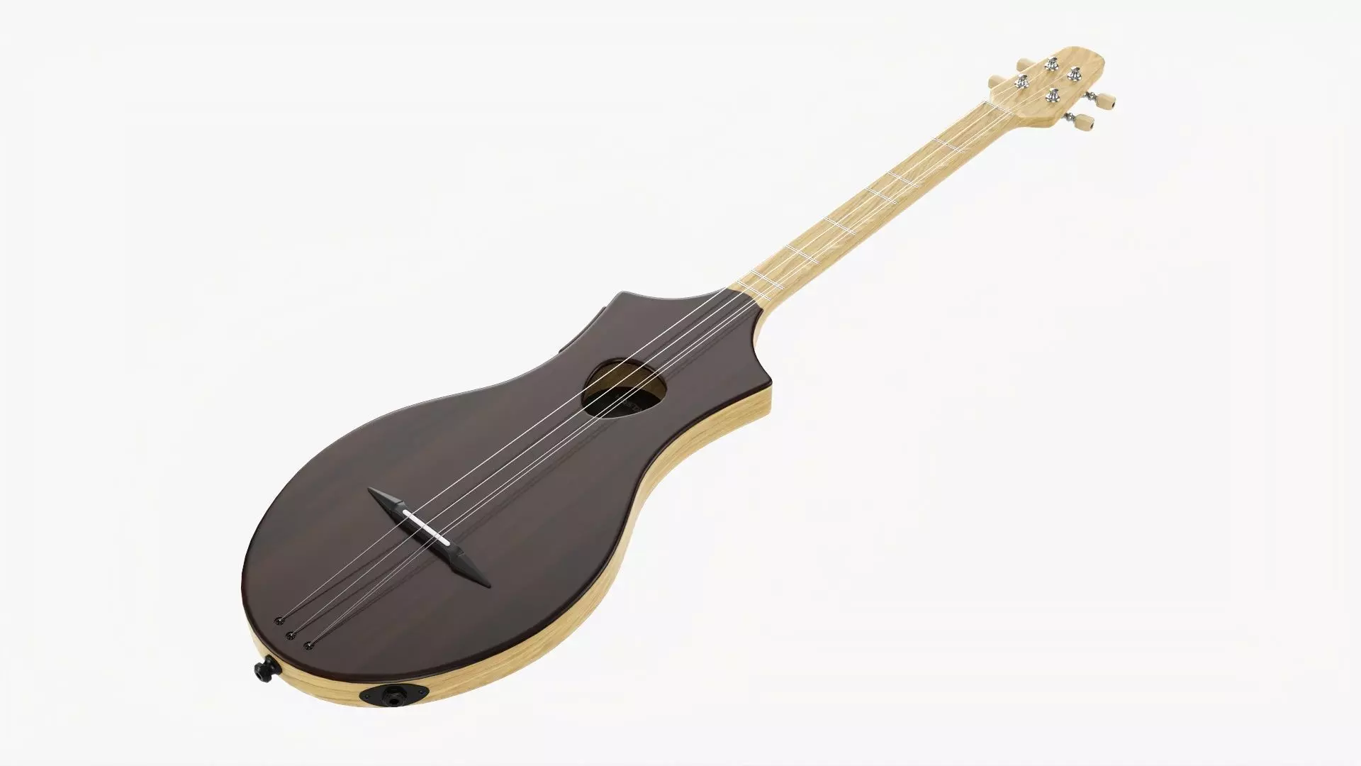 Acoustic instrument 4-string 02 3D model_0