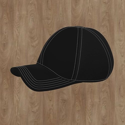 cap 3d baseball 3D model