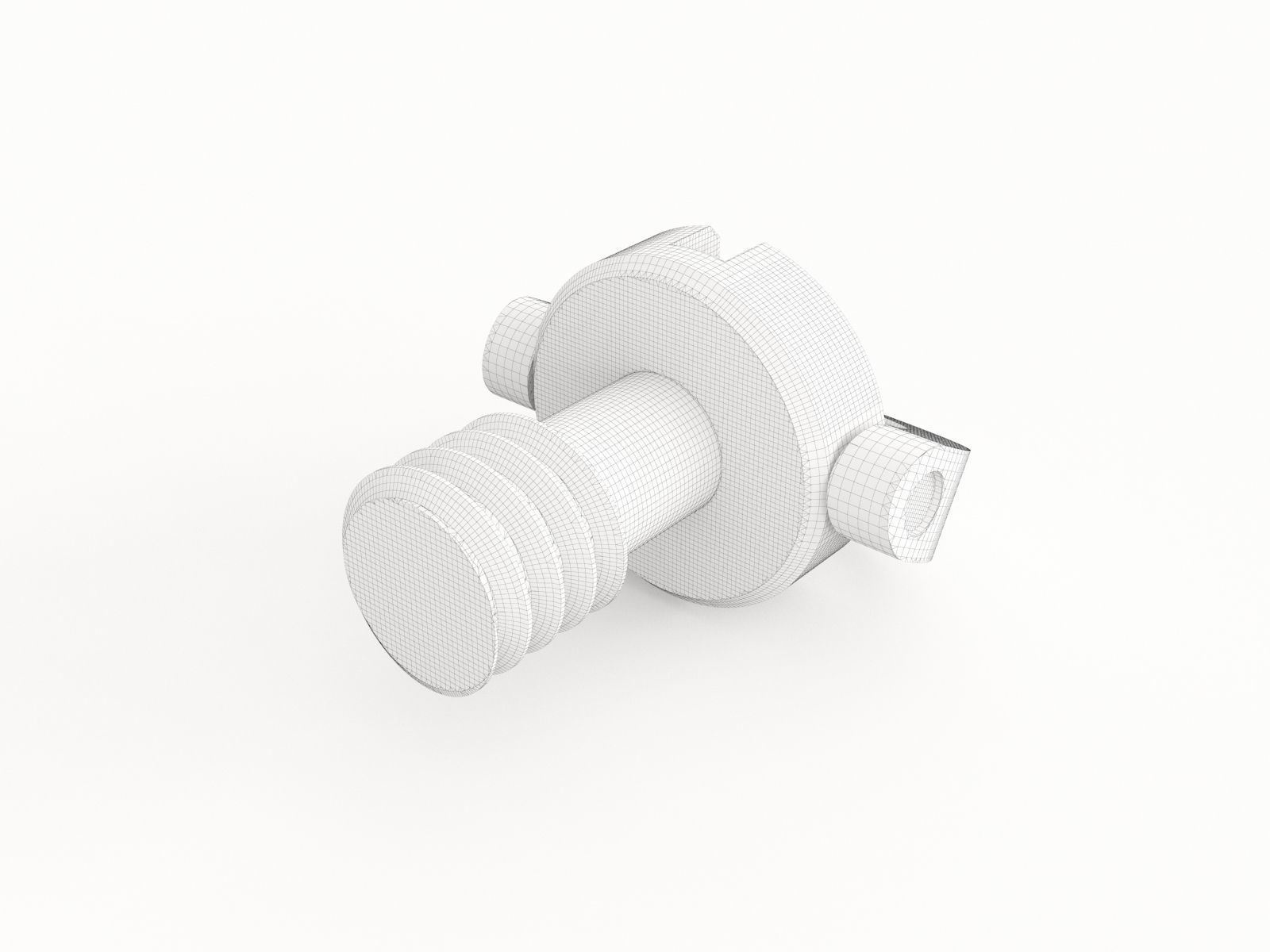 Screw 04 3D model_1