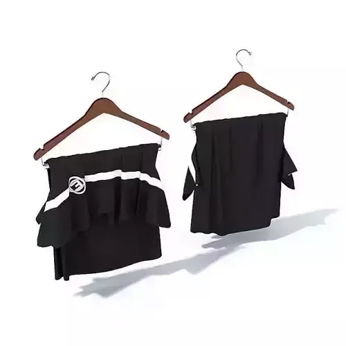Dark Clothes On Hangers