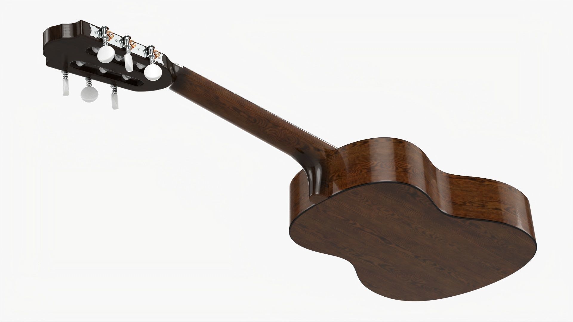 Acoustic guitar classic 02 3D model_2
