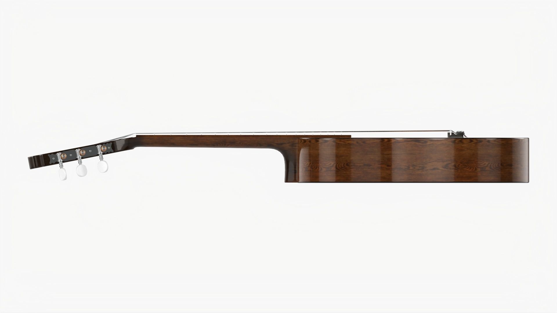 Acoustic guitar classic 02 3D model_10