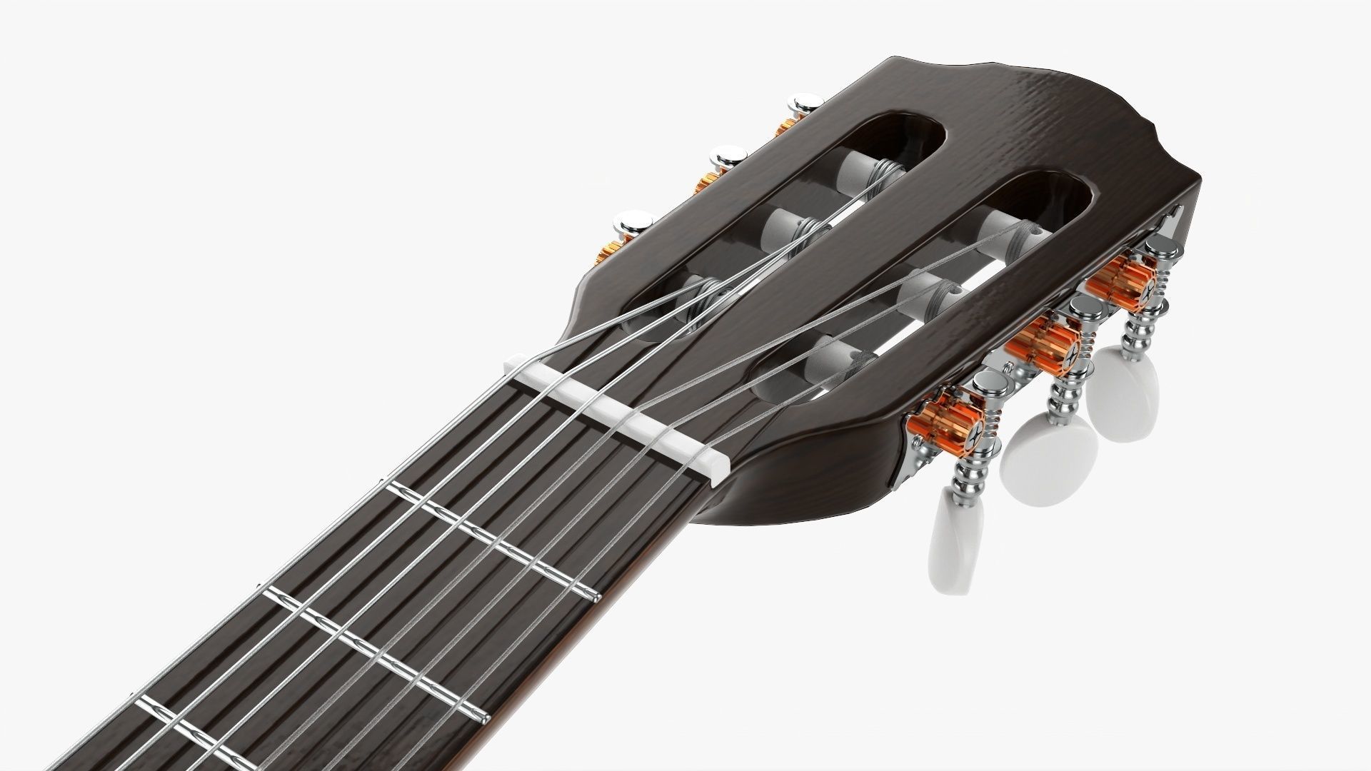 Acoustic guitar classic 02 3D model_3