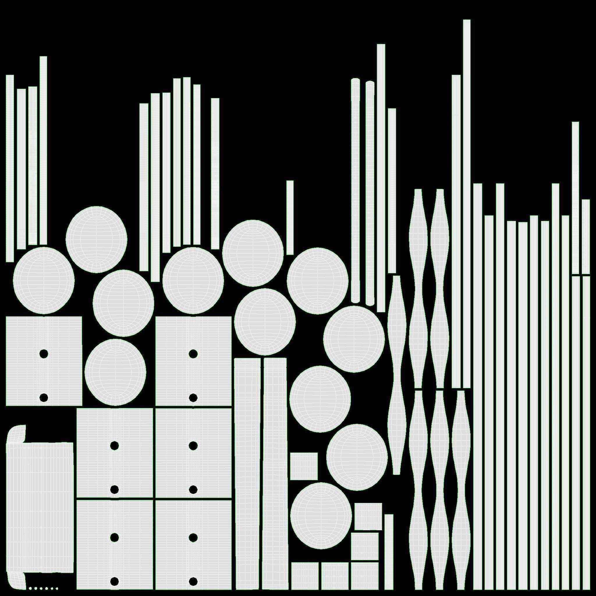 Acoustic guitar classic 02 3D model_27