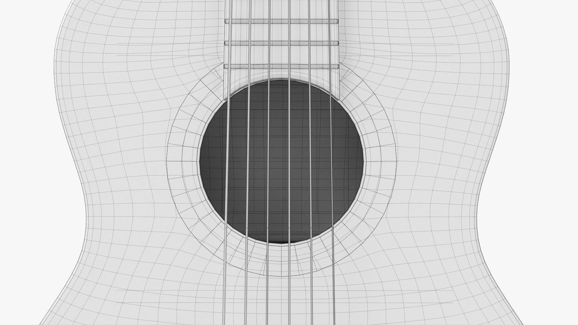 Acoustic guitar classic 02 3D model_18