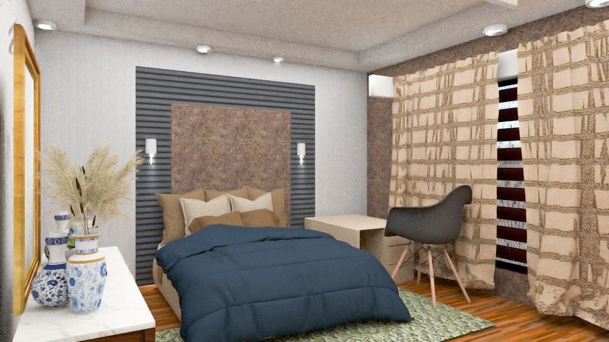 Interior Bed Room 3D model_1