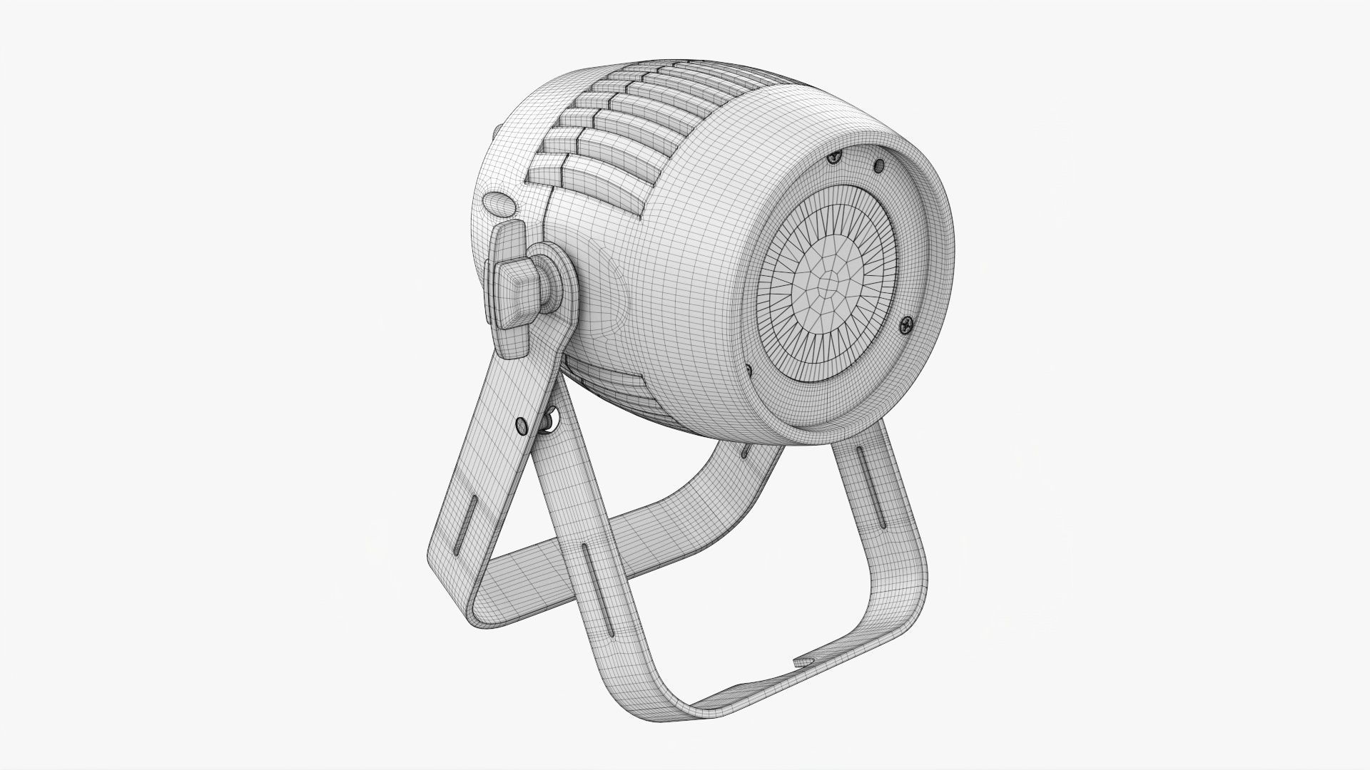 Compact LED light spot 3D model_6