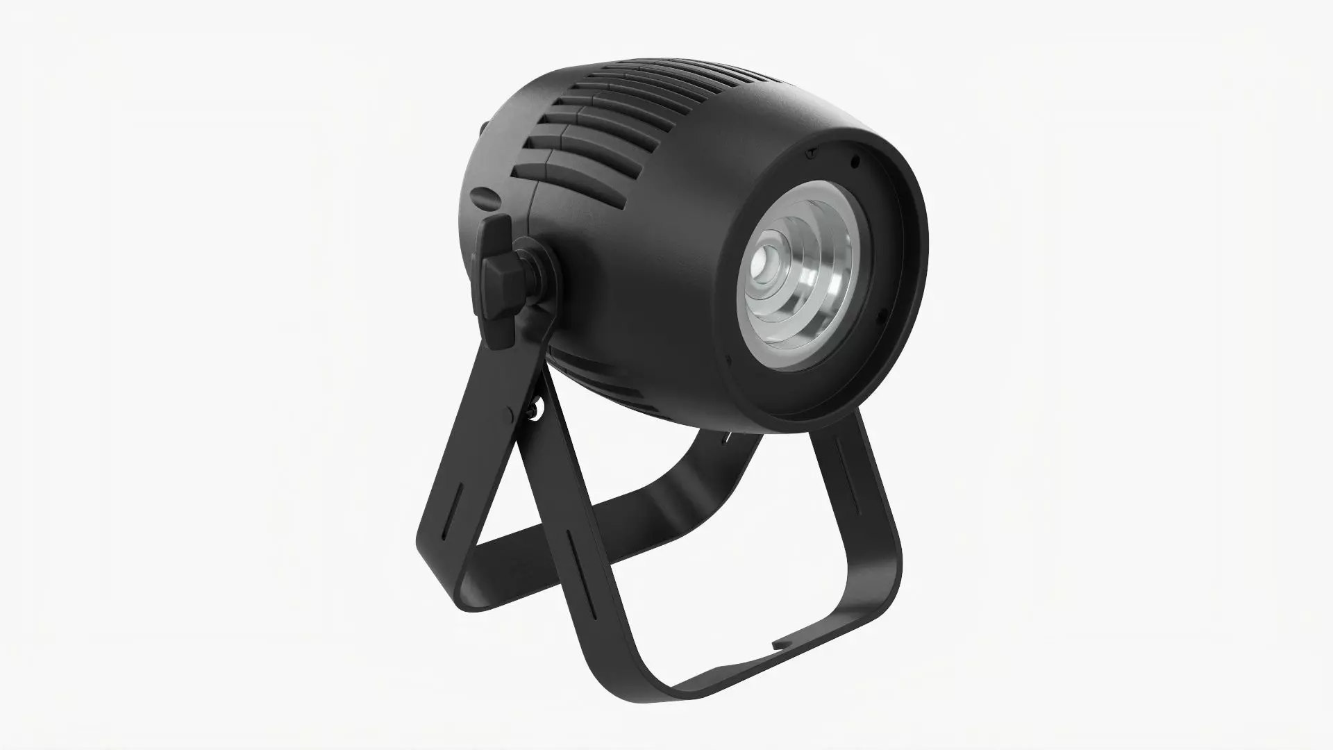 Compact LED light spot 3D model_0