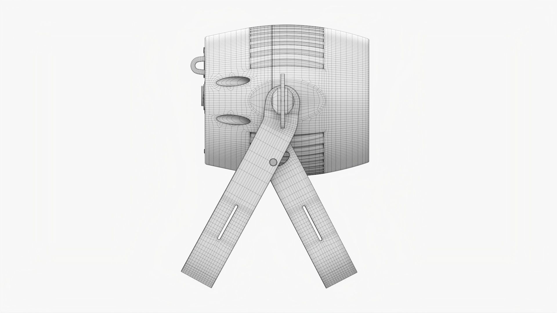 Compact LED light spot 3D model_10