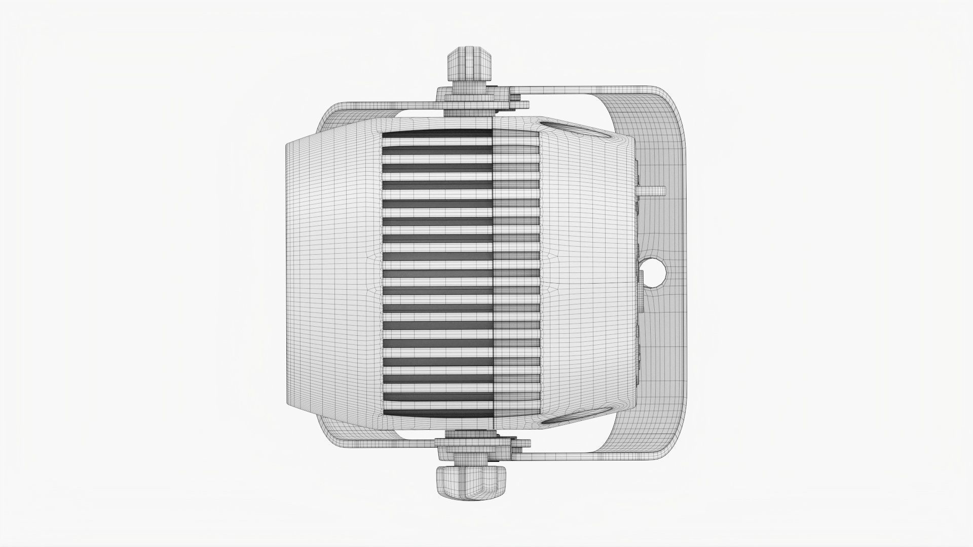 Compact LED light spot 3D model_11