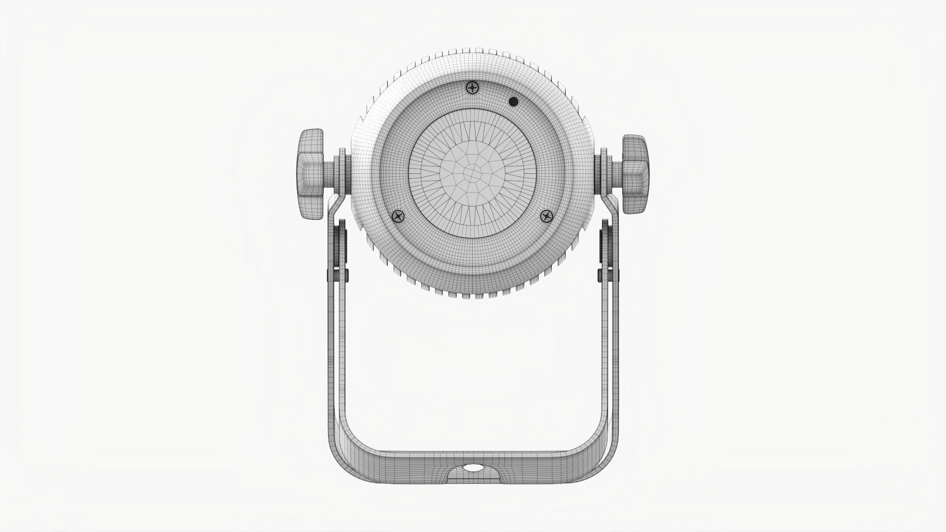 Compact LED light spot 3D model_9
