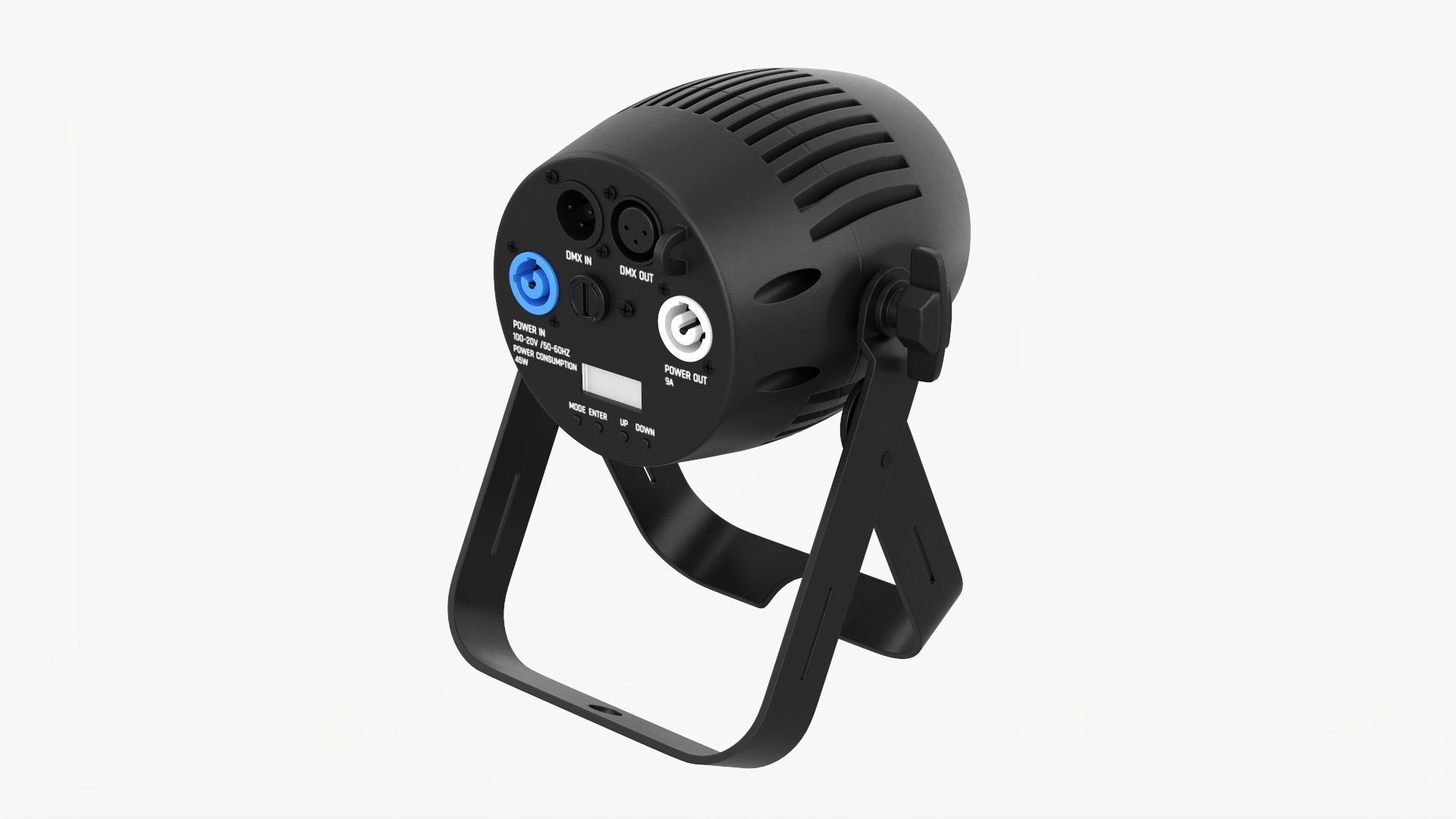 Compact LED light spot 3D model_1