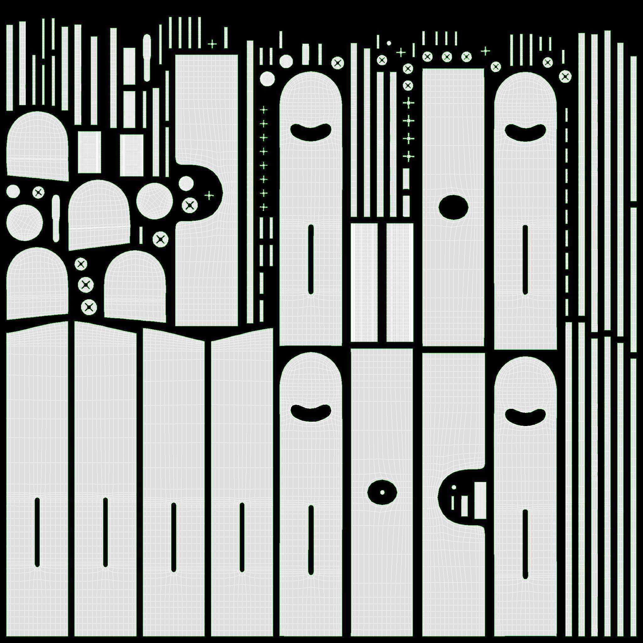 Compact LED light spot 3D model_16