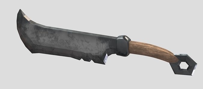Knife Low-poly 3D model