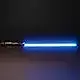 Skywalkers Lightsaber created in a 3D Blender Low-poly 3D model