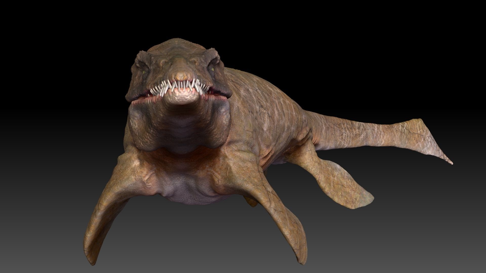 Tylosaurus Sculpt Project 3D model_2
